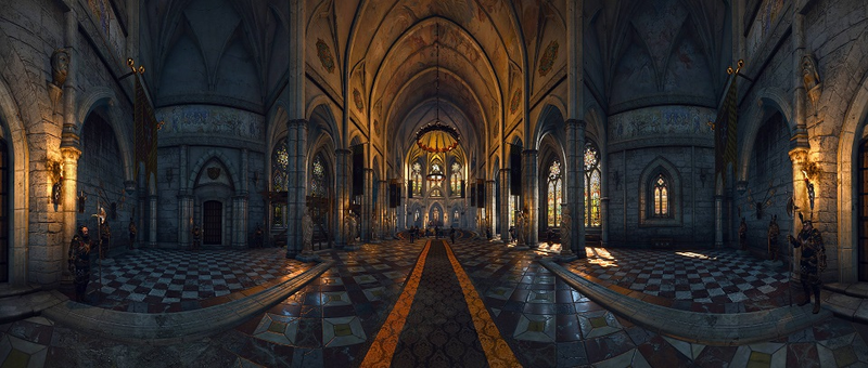 Illustration for article titled These Witcher 3Â Panoramas Show Off the Game's Gorgeous Landscapes